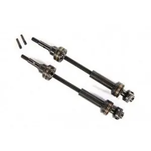 TRA 9051X TRAXXAS 9051X Driveshafts, front, steel-spline constant-velocity (complete assembly) (2)
