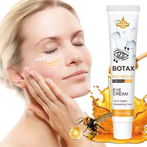 SUMIFANG, BOTAX Bee Venom Eye Cream, Bee Venom + Hyaluronic Acid + Vitamin C, Lifts and tightens the skin around the eyes, firms skin, enhances elasticity, Tightening, Deeply moisturizes, Nourishes and protects the skin around the eyes