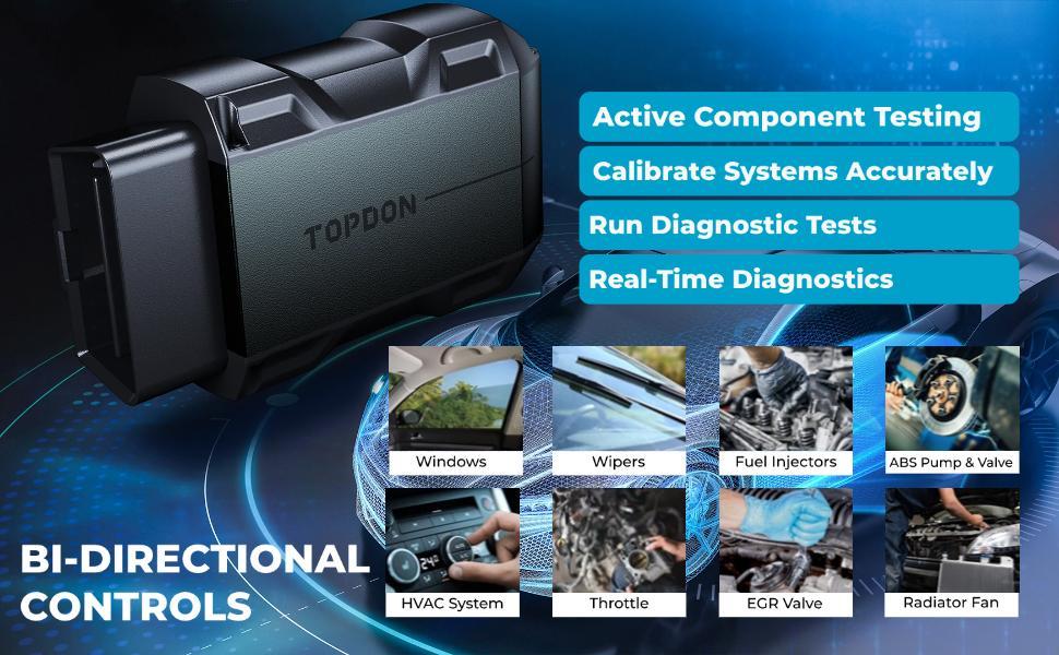 TOPDON Topscan Pro Vehicle  Key Programming Coding Reader Max Full  Bidirectional Control obd2 car scanner Automotive