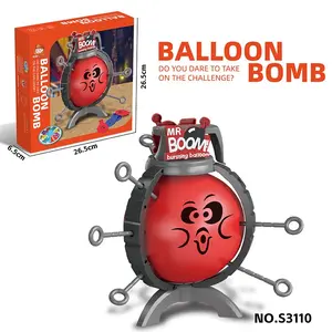 New Balloon Burst Game - Boomboom Pop Interactive Toy, Tricky Balloon Popping Fun for Parents and Kids, Family Gathering Bonding Game Set