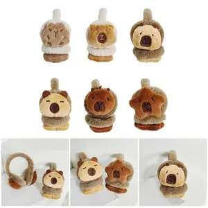 Cozy Cartoon Style Plush Ear Warmers for Outdoor Activities Capybara Ear Muffs
