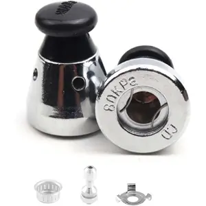 Universal Pressure Cooker Jigger Valve Replacement with Exhaust Rod, Safe and Anti-blocking, Regulator Weight Pressure Control 80KPA