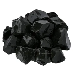 Raw Crystals and Healing Stones, Natural Rocks for Tumbling and DIY Raw Stones and Crystals (5 Pieces)