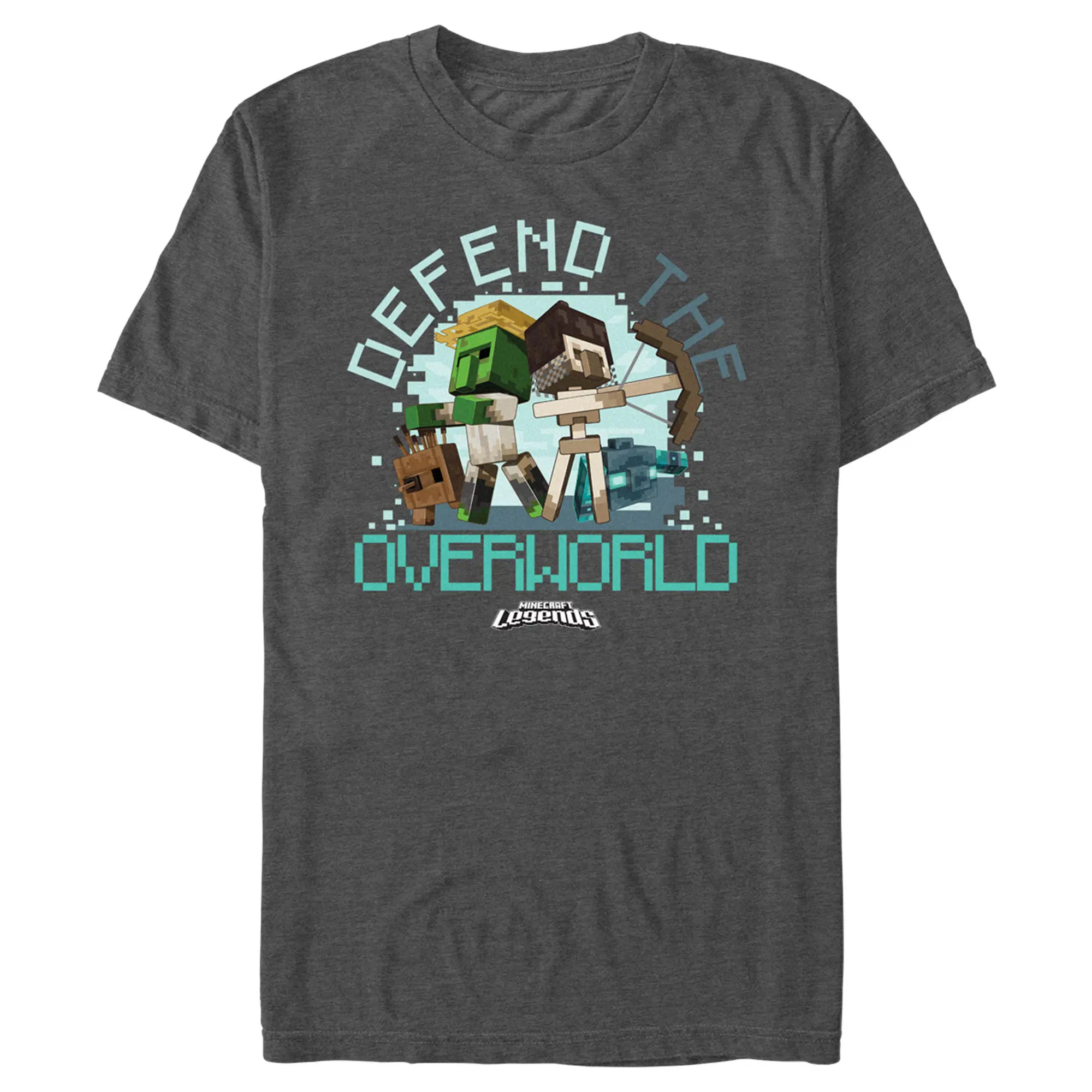 Men's Minecraft Legends Defend the Overworld T-Shirt