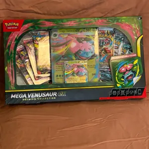 Pokémon Mega Venusaur ex Premium Collection Trading Card Game Set with Exclusive Cards and Stickers