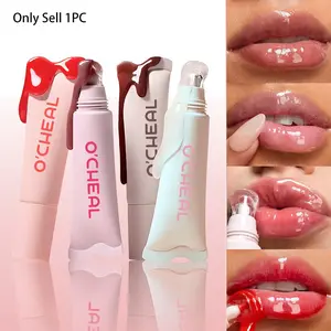 Moisturizing and long-lasting lip gloss, easy to apply, non stick natural lip makeup, Glossy, Lipstick