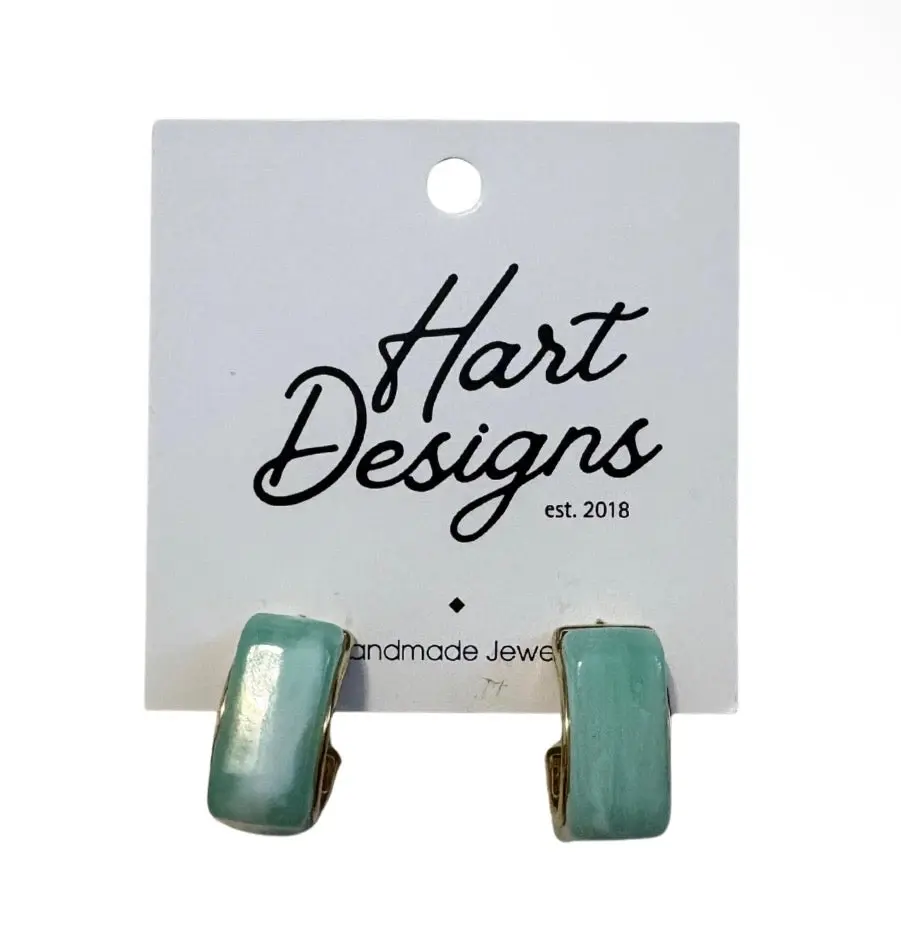 Aqua Earrings