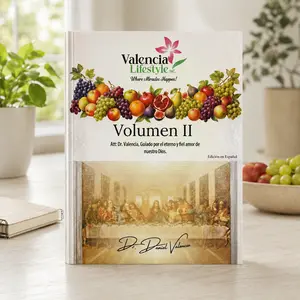 Valencia Lifestyle Volumen II by Dr. Daniel Valencia, Spanish Healthy Lifestyle Guide with Whole Foods, Fasting Tips, Meal Planning & Wellness Notes