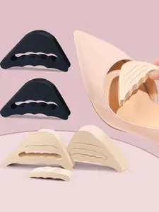 4pcs of Sponge Front Foot Inserts, Shock Absorbing Insoles, Shoes Insole for Women'S High Heels, Designed to, Shoe Size, And Serve As Protective Fillers And Shoe Additions