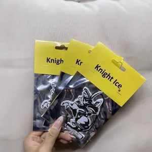 VIAMOD Knight Ice 6PCS Hanging Air Freshener Cards For Car Home Premium Paper Scent Refreshing Odor Eliminator