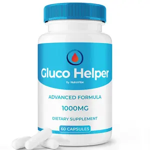 Gluco Helper Advanced Formula - GlucoHelper Natural Dietary Supplement for Overall Health & Wellness Healthcare Fitness