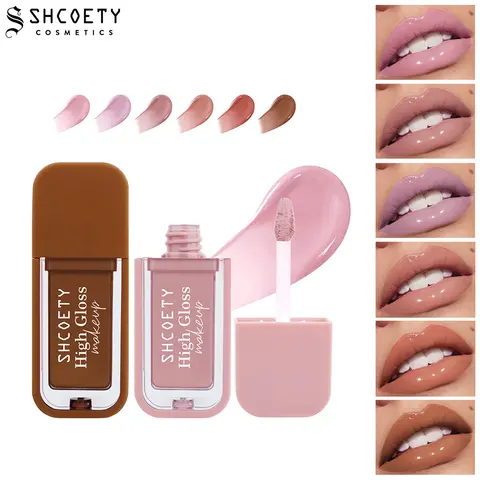 Glossy Lip Glaze – Hydrating Lip Gloss with Glassy Shine, Moisturizing Lip Protection, Natural Tint, Smooth Non-Sticky Finish for Plump & Radiant Lips.