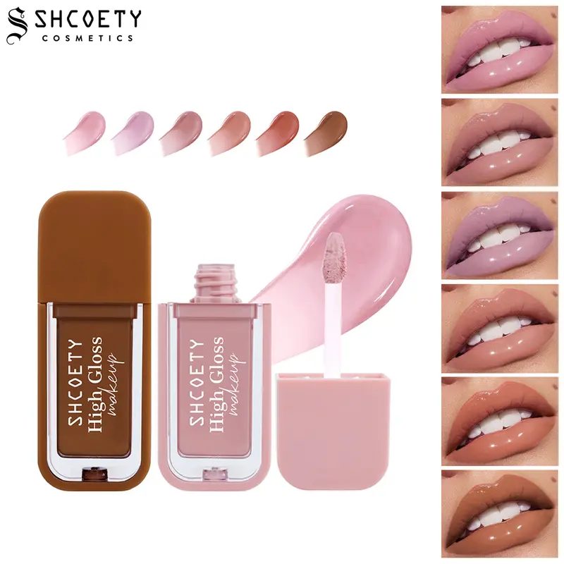 Glossy Lip Glaze – Hydrating Lip Gloss with Glassy Shine, Moisturizing Lip Protection, Natural Tint, Smooth Non-Sticky Finish for Plump & Radiant Lips.