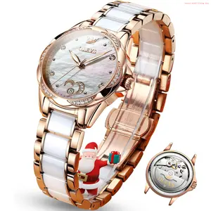 Fashion Brand OLEVS Watch Women,Automatic Watches for Women,Womens Automatic Watch,Rose Gold Watches for Women,Reloj AutomáTico para Mujer,Luxury Watches for Women,Self Winding Watches for Women