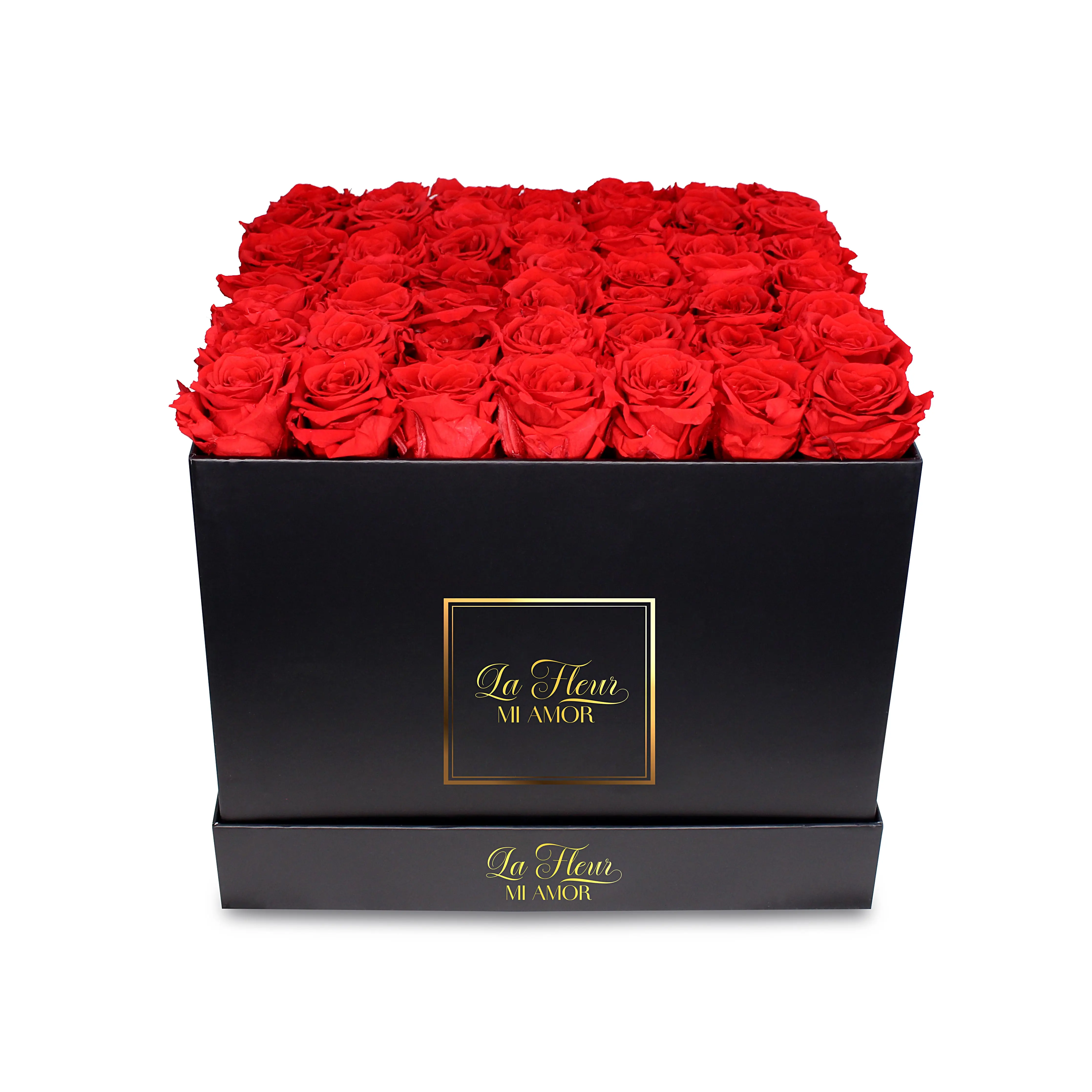 Belle Amour 49 Rose Box Bouquet with Gift Box