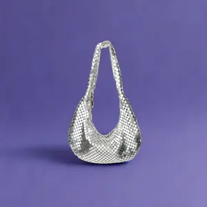 Fame Sequin Disc Handbag