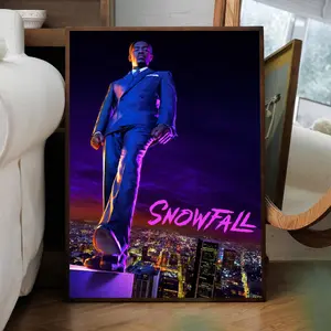 Snowfall Movie Poster, Classic Film Wall Art, Picture Print Bedroom Decor Artwork Decoration