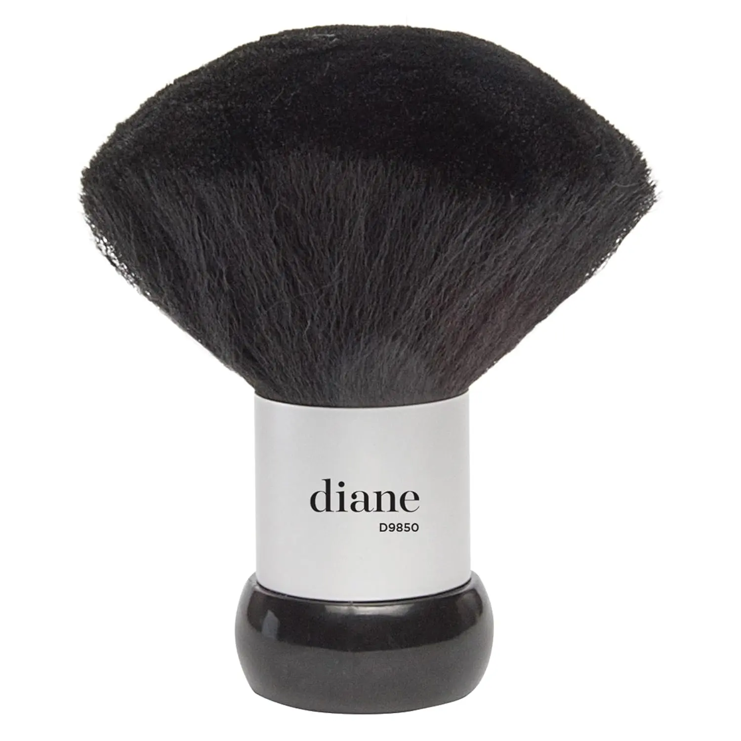 Diane Neck Duster – Barber and Salon Brush to Remove Loose Hair from Neckline and Ears after Haircut, Professional and Home Use, Soft Nylon Bristles, Stand up Base, 5”, Medium, D9850 Diane