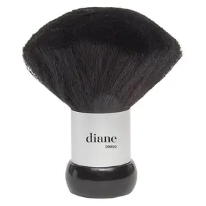 Diane Neck Duster – Barber and Salon Brush to Remove Loose Hair from Neckline and Ears after Haircut, Professional and Home Use, Soft Nylon Bristles, Stand up Base, 5”, Medium, D9850 Diane