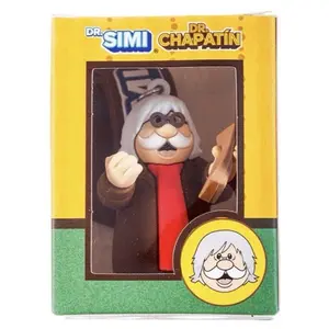 Dr. Chapatin Llavero Keychain - Dr. Chapatin Figure with Red Scarf, Unique Design, Ideal for Keyring or Decorative Accessories