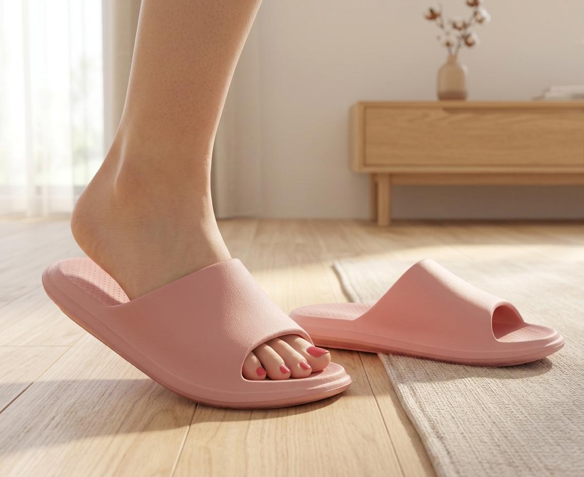 Women Comfortable Casual Home Slide Slippers Summer EVA Beach Slippers Outdoor and Indoor