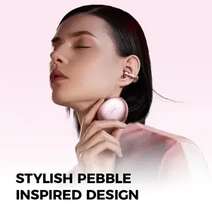 Sanag S7S Ultra AI Translation Clip-On Earbuds - Stylish Design, Waterproof, Long Battery Life, Soft & Light, All Day Comfort, Travel & Fitness