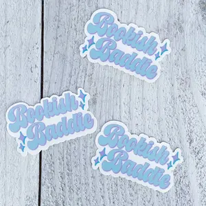 Bookish Baddie Sticker