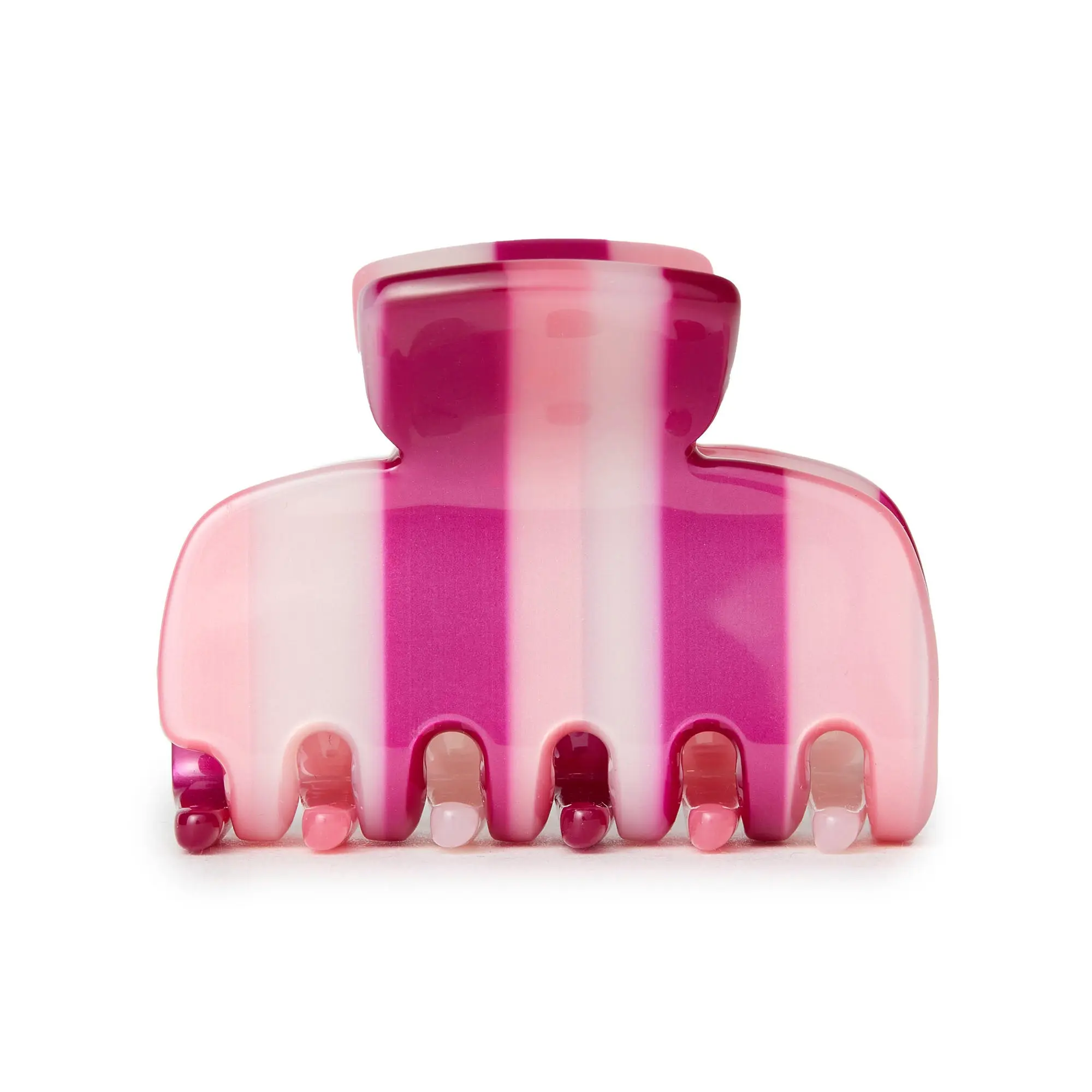 BUBBLEGUM STRIPES MINI CLAW CLIP