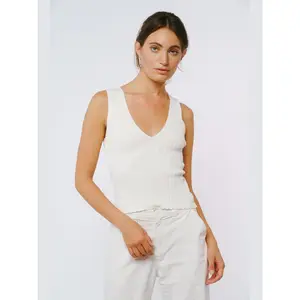 Twyla V-Neck Rib Knit Top