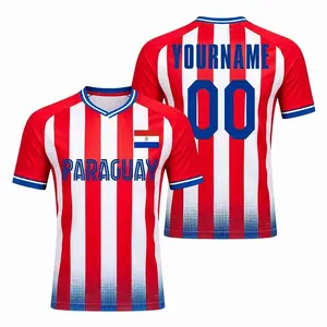 Personalized Paraguay 2026 Cup Fan T-Shirt Soccer Jersey – Kids, Youth & Adults 9LA