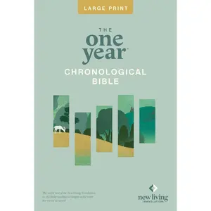 The One Year Chronological Bible NLT, Large Print Thinline Edition (Softcover) (New Living Translation)