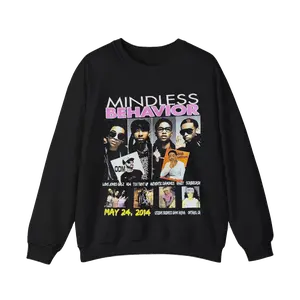 Mindless Behavior Hip Hop Vintage Concert Men's Sweatshirt, Gift for Fans Cotton Unisex Men's T-Shirt