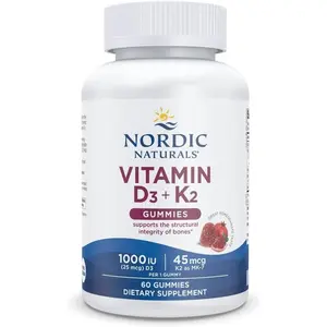 Nordic Naturals Vitamin D3 K2 Gummies 60 Ct Daily Wellness