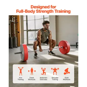 SAVEYOUR 6FT Chrome Weight Bar 500LBS Capacity | Knurled Non-Slip Grip | Olympic Barbell for Squat, Deadlift & Home Gym Training