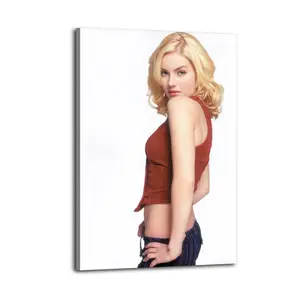 Elisha Cuthbert HomeDecor WallArt LivingRoom Canvas for Bedroom Decor Canvas Poster Aesthetic Office Bathroom Painting Picture Print Modern Family