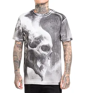 SULLEN CLOTHING Grace Premium Men's All-Over Print Custom Skull Art by Sullen Artist Carl Grace
