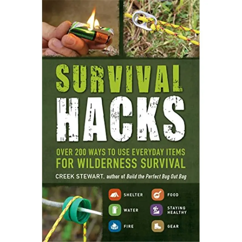 Survival Hacks: Over 200 Ways to Use Everyday Items for Wilderness Survival (Life Hacks Series)-Paperback