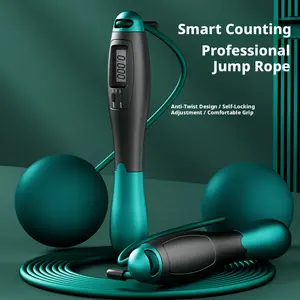 Wireless counting rope for both skipping and weightlifting.Heavy-duty rope for ball games.Steel wire rope for student and adult sports.Intelligent skipping rope.