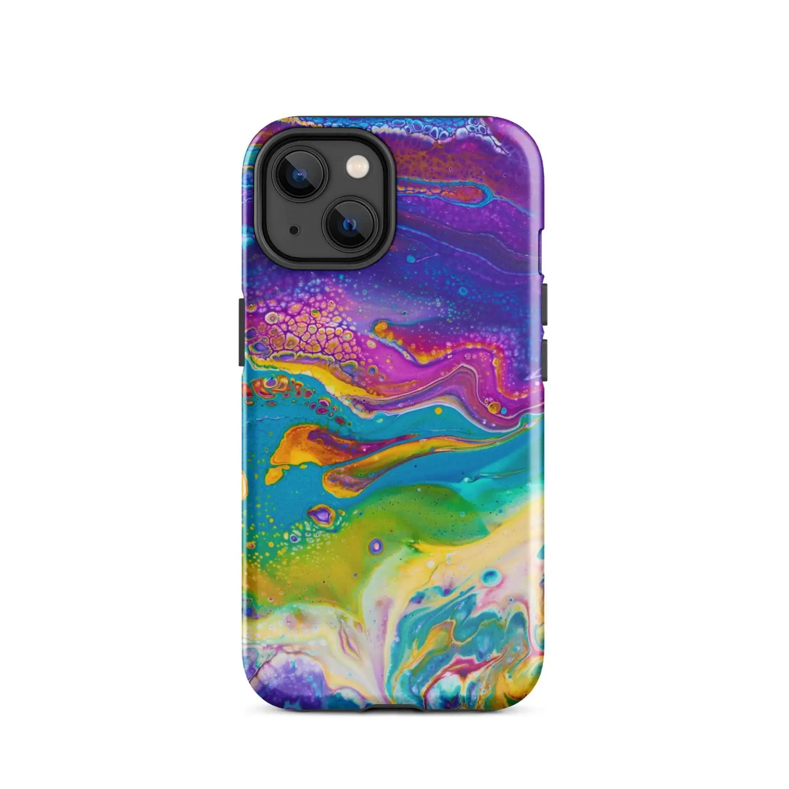 Abstract Watercolor iPhone 12 Case - Fluid and Colorful Design