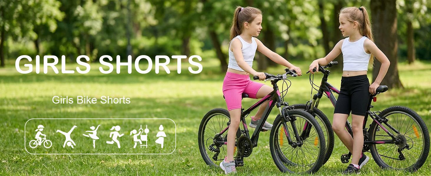 Bumeex Girls Bike Shorts Cartwheel Biker Kids 6 Pack Spring Summer Clothes  Safety Shorts Under Dress Dance Size 2-12 Years Black/Grey/White/Ivory/Lt  Pink/Dark Pink - TikTok Shop