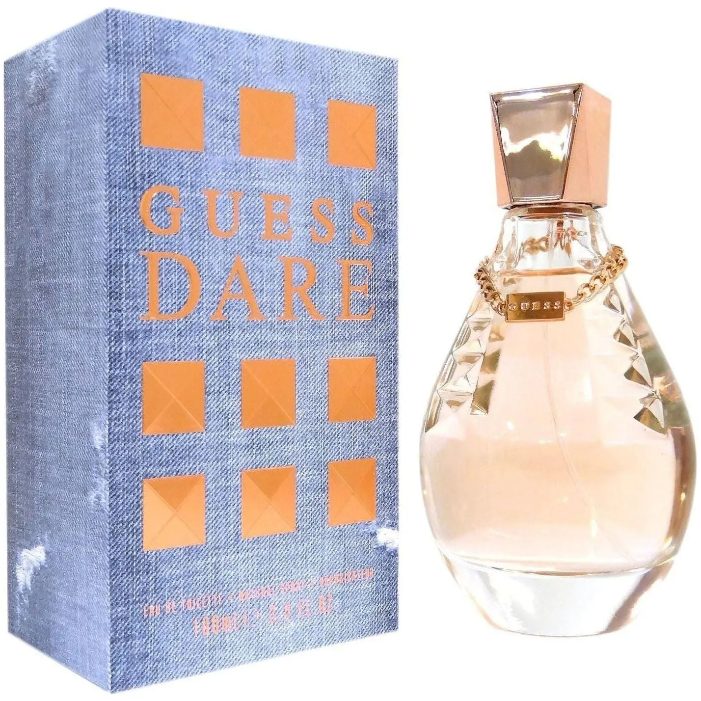GUESS DARE Women's Concentrate EDP Spray Fragrance - 3.4 fl oz (3-3.9 fl oz Range), Single Item, Fruity Citrus Pear Scent, Clean Aroma, Fresh Vibes, Light Sporty Notes, New in Box, Spray-Based Fruity Option, Fruity Women's Fragrance, Concentrate Women's F