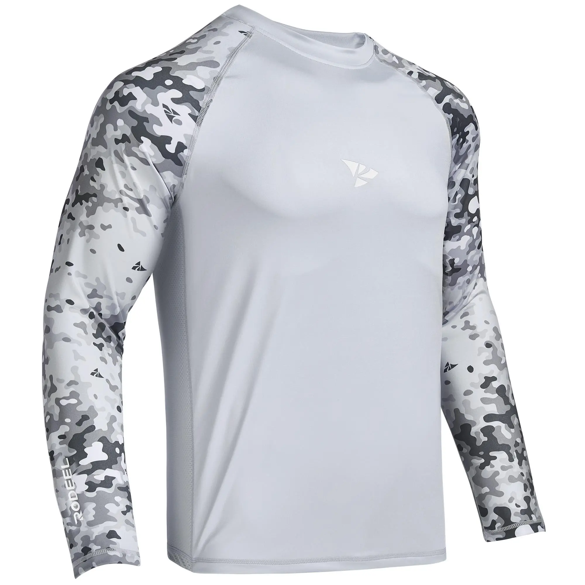 RODEEL 910 Long Sleeve Shirts Men UPF 50+ Sun UV Protection Lightweight Quick Dry Moisture Wicking Breathable Cooling Activewear for Outdoor Sport Gym Workout Hiking Camping Running Fishing Boating Construction Landscaping Tops, summervibes