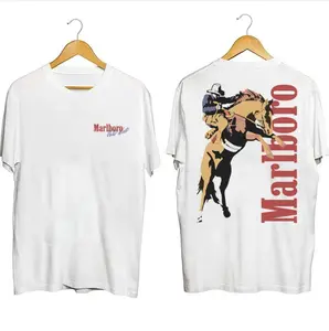 Malboro Vintage Cowboy Wild West Tshirt - 4th of July Collection - Crewneck Oversized Unisex Tshirt Shirt Hoodie Sweater