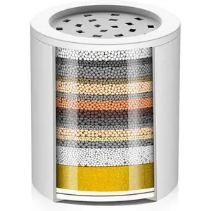 Cobbe 20 Stage Shower Filter Cartridge for Hard Water Showerhead Filters - 1 Pack Replaceable Cartridges - High Output Shower Water Filter for Chlorine and Harmful Substances Removal