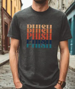 Retro Phish Band T-Shirt, Vintage Jam Bands Tee, Grateful Dead Inspired Shirt, Outdoor Concerts T-Shirt, Music Festival Top