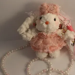 DIY Bunny Dolls with phone holder clip
