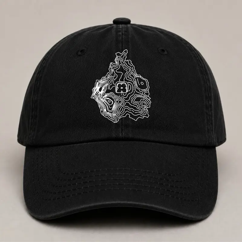 Iko Topographic Mexico City Embroidered Hat
