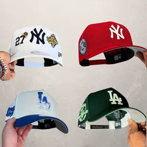 New Era MLB NY Yankees & LA Dodgers 9FORTY Adjustable Baseball Cap – Snapback Hat for Men Women, Gorras de Béisbol Unisex, Classic Logo Streetwear Vintage Style USA 2026, Multi Patch Limited Style, TikTok Trending Cap
