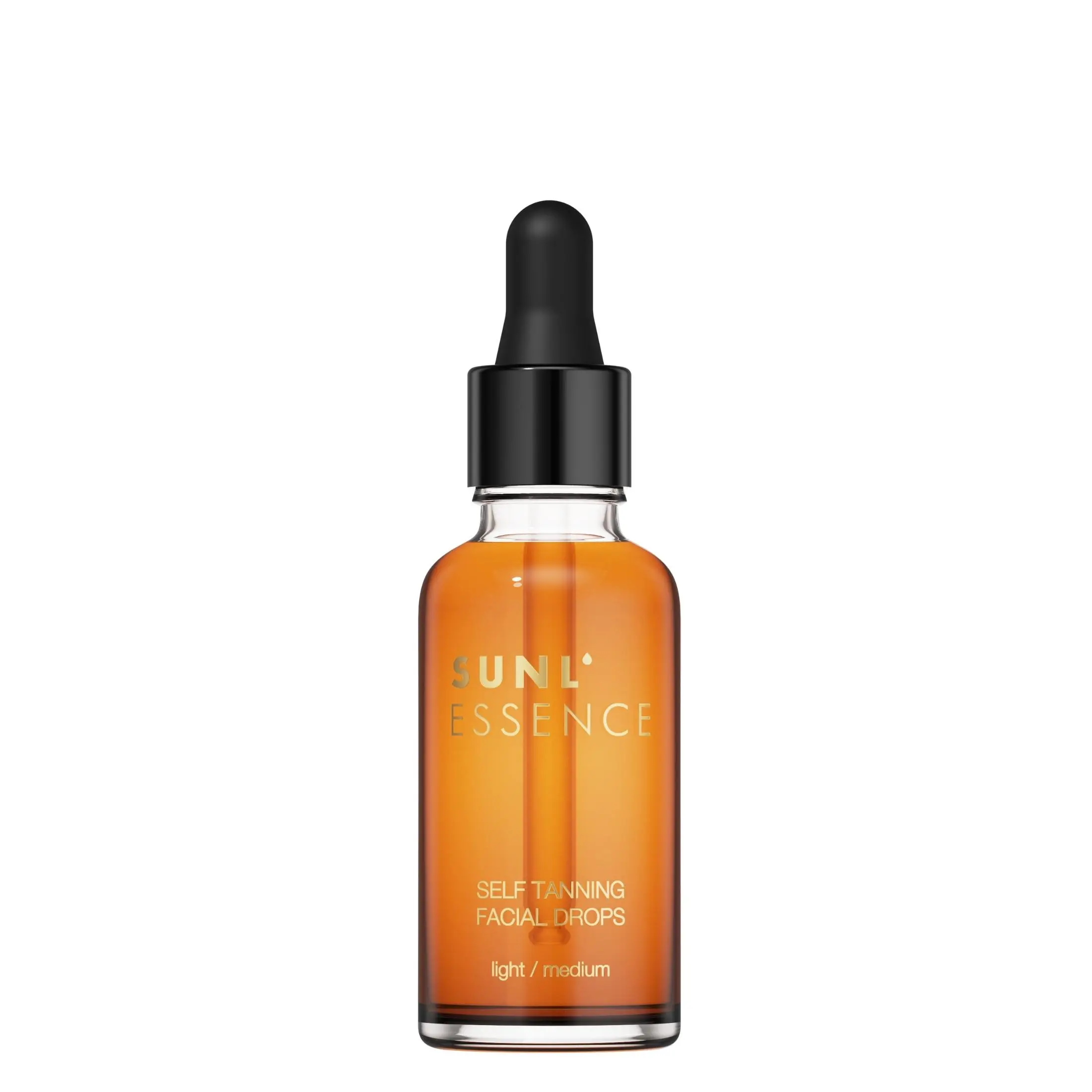 Onyx Sunl'essence Self Tanning Facial Drops for an Even, Smooth Tan | Mix with cream | 1.01 fl oz