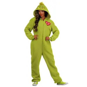 Grinch Costume Onesie for Adults